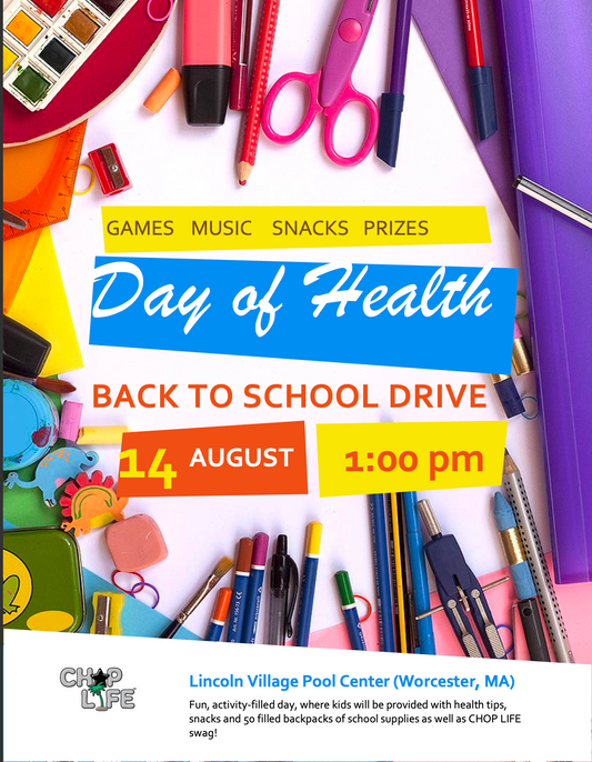 First Annual Day of Health/Back to School Drive